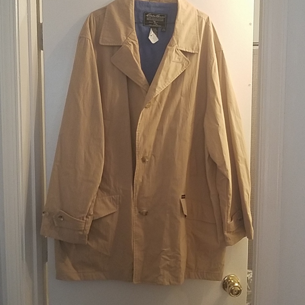 Short trench mens jacket